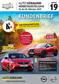 Kundenbrief Herbst 2019