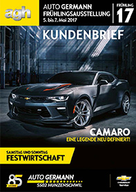 Kundenbrief Fruehling 2017 Chevrolet