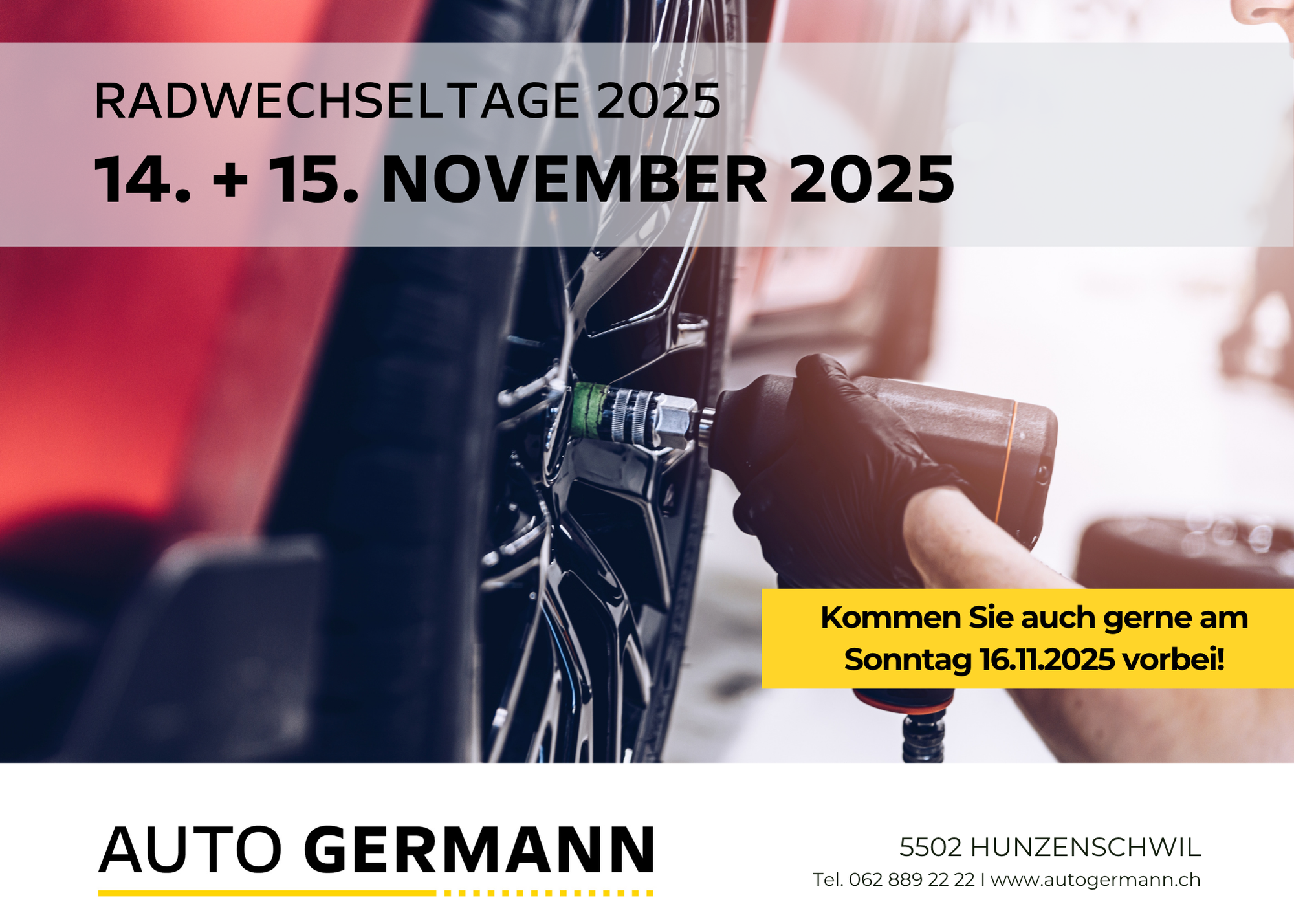 Radwechseltage im November