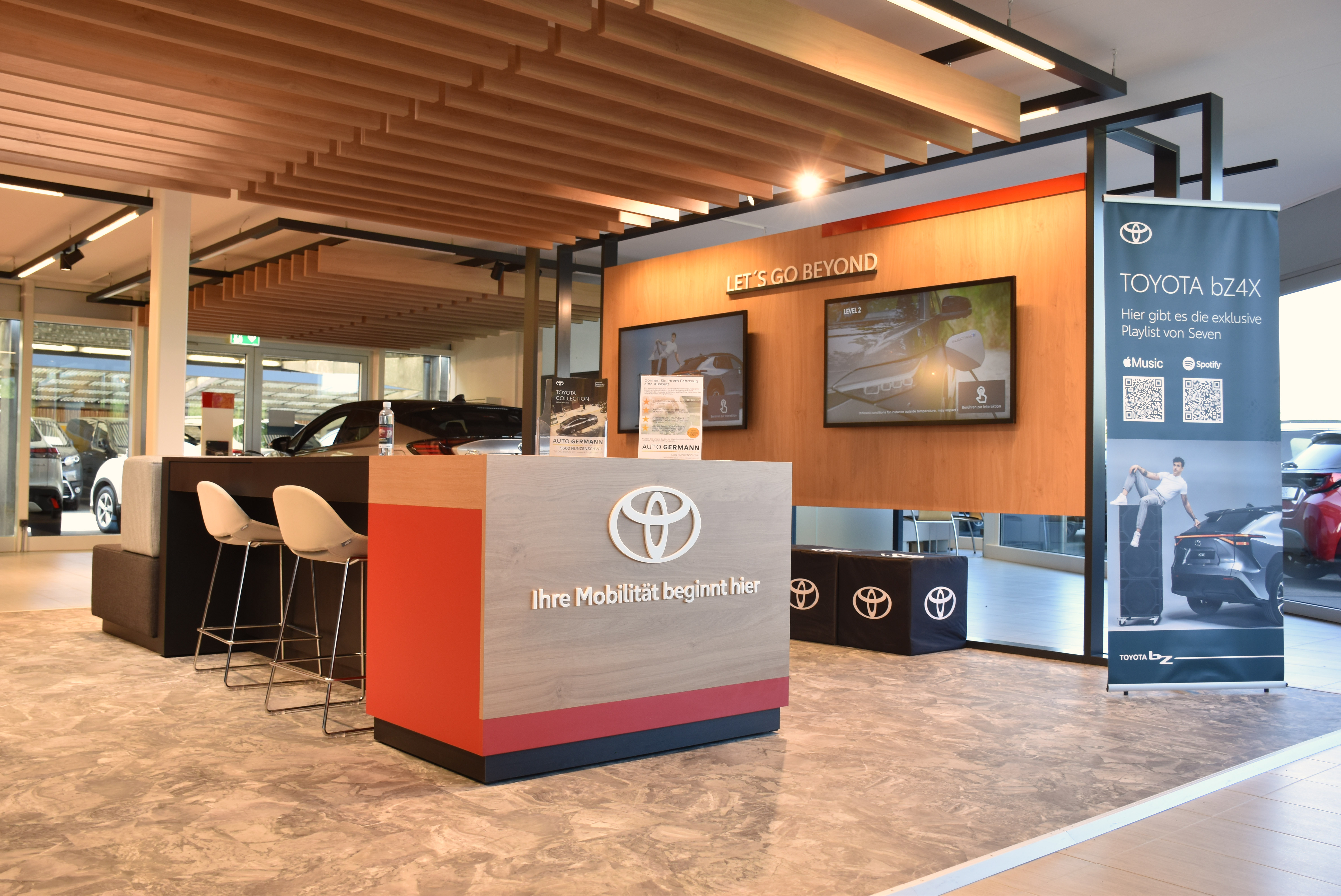 Auto-Germann eröffnet Toyota-Center-Showroom und neue Kundenannahme